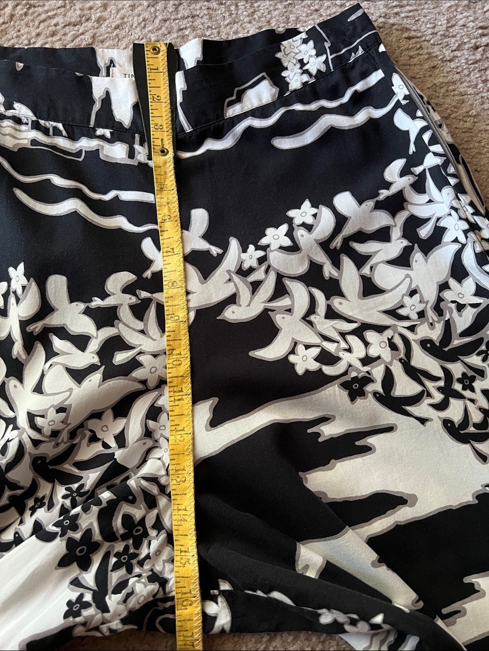 Anthropologie Tiny Anne Printed Wide-Leg Pants Sz 8 - Picture 8 of 13